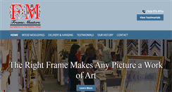 Desktop Screenshot of framemasters1.com